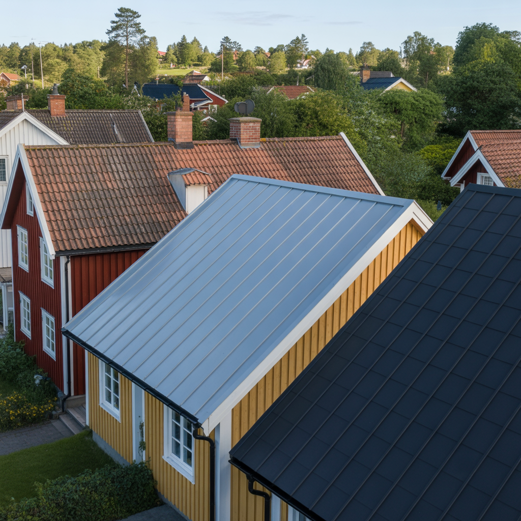 10.Vad ar skillnaden mellan tegel plat och shingeltak