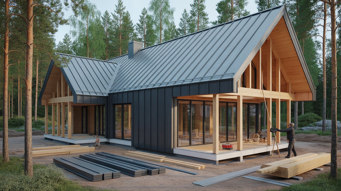 Byta panel & måla träfasad