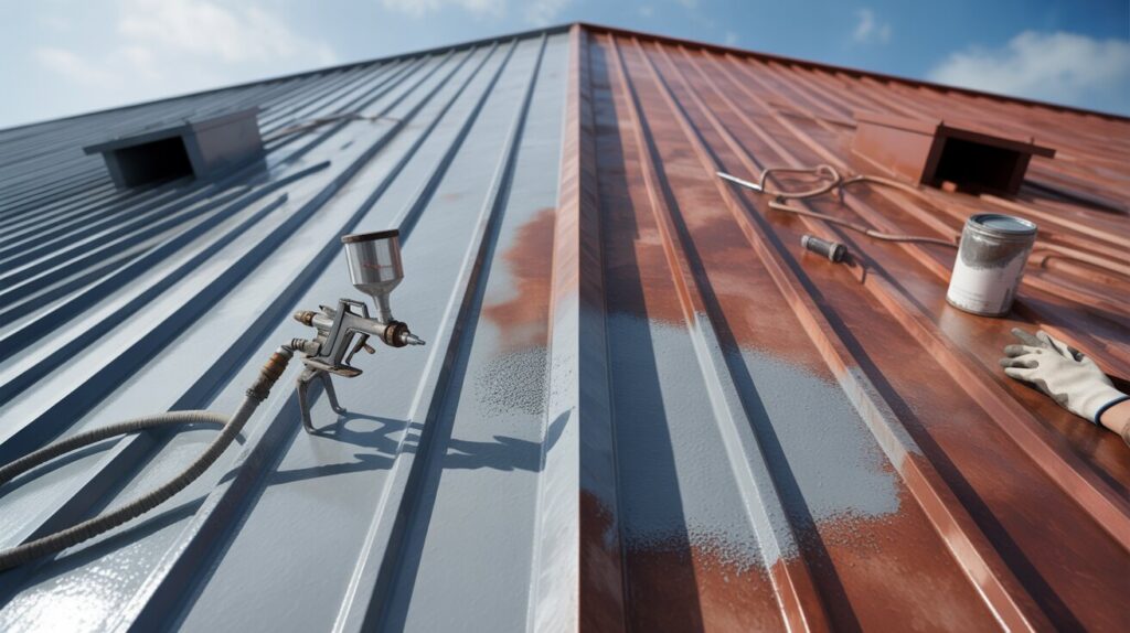 Takmålning & måla plåttak