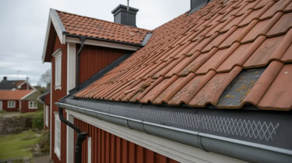 stoppa f glar och getingar under takpannor takfotsn t nockt tning och s kra metoder